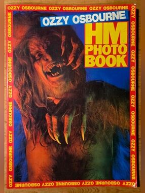 1983 Ozzy Osbourne HM Photo Book Randy Rhoads Jake E Lee Blizzard Omnibus Press